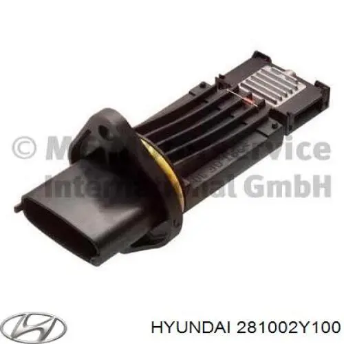 281002Y100 Hyundai/Kia sensor de fluxo (consumo de ar, medidor de consumo M.A.F. - (Mass Airflow))