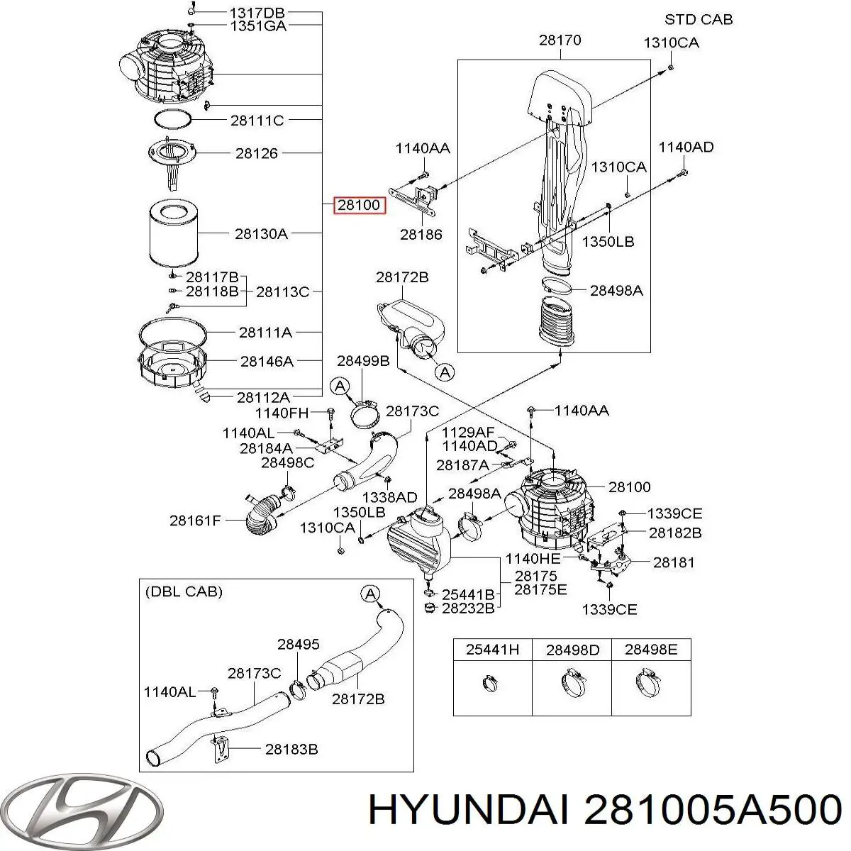  281005A500 Hyundai/Kia