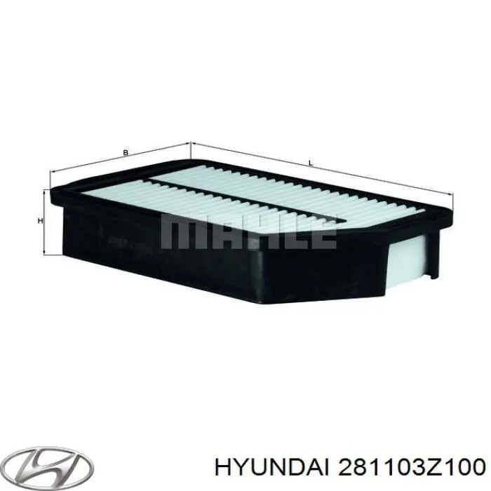Купить 281103Z100 Hyundai/Kia Корпус воздушного фильтра