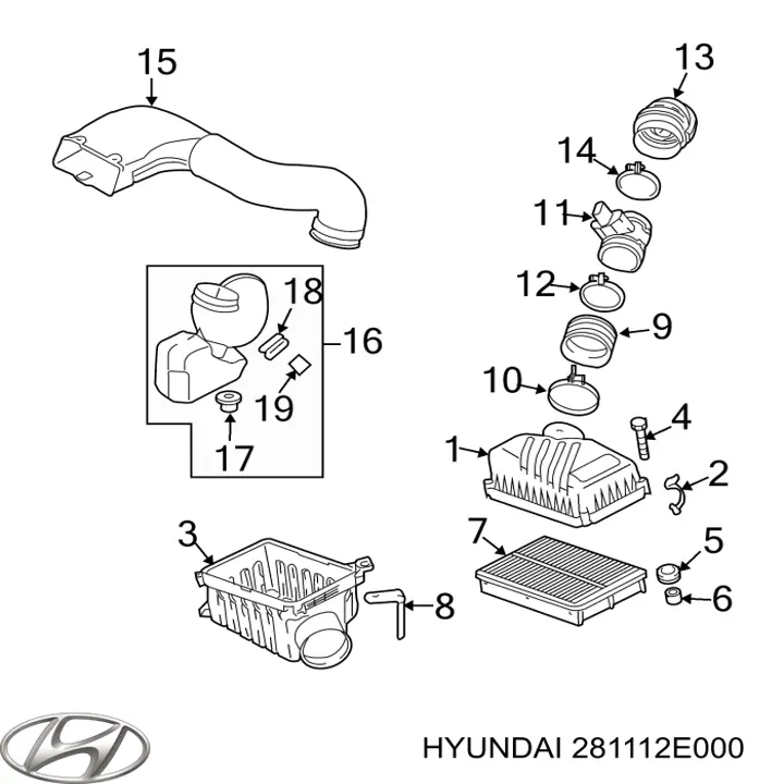  281112E000 Hyundai/Kia