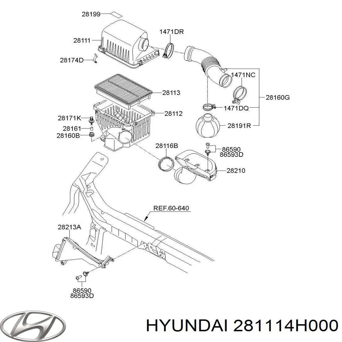  Hyundai/Kia 281114H000 цена, от 17.10 USD