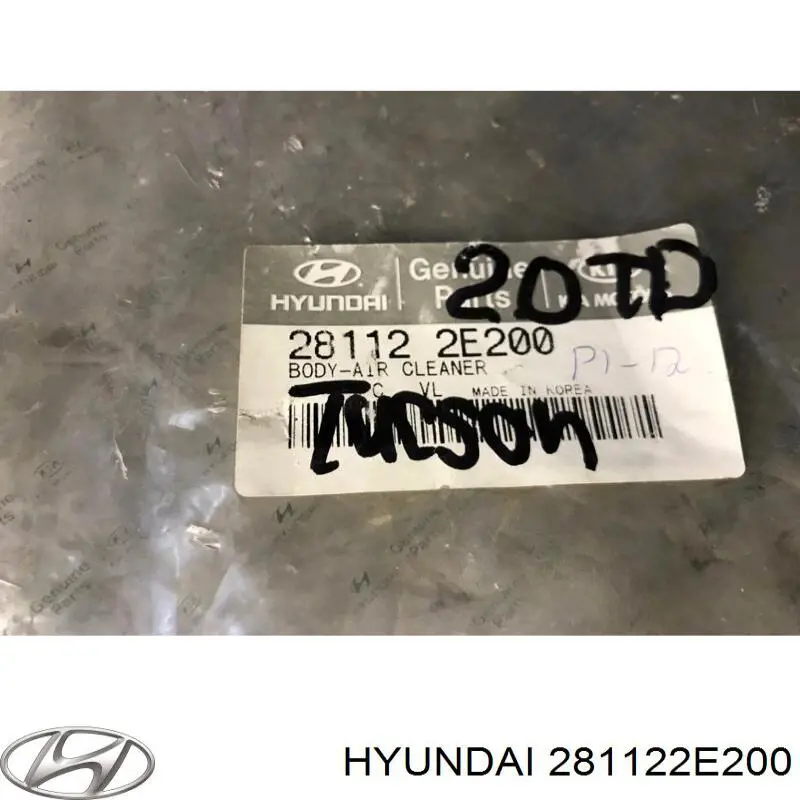 Купить 281122E200 Hyundai/Kia Корпус воздушного фильтра, нижняя часть