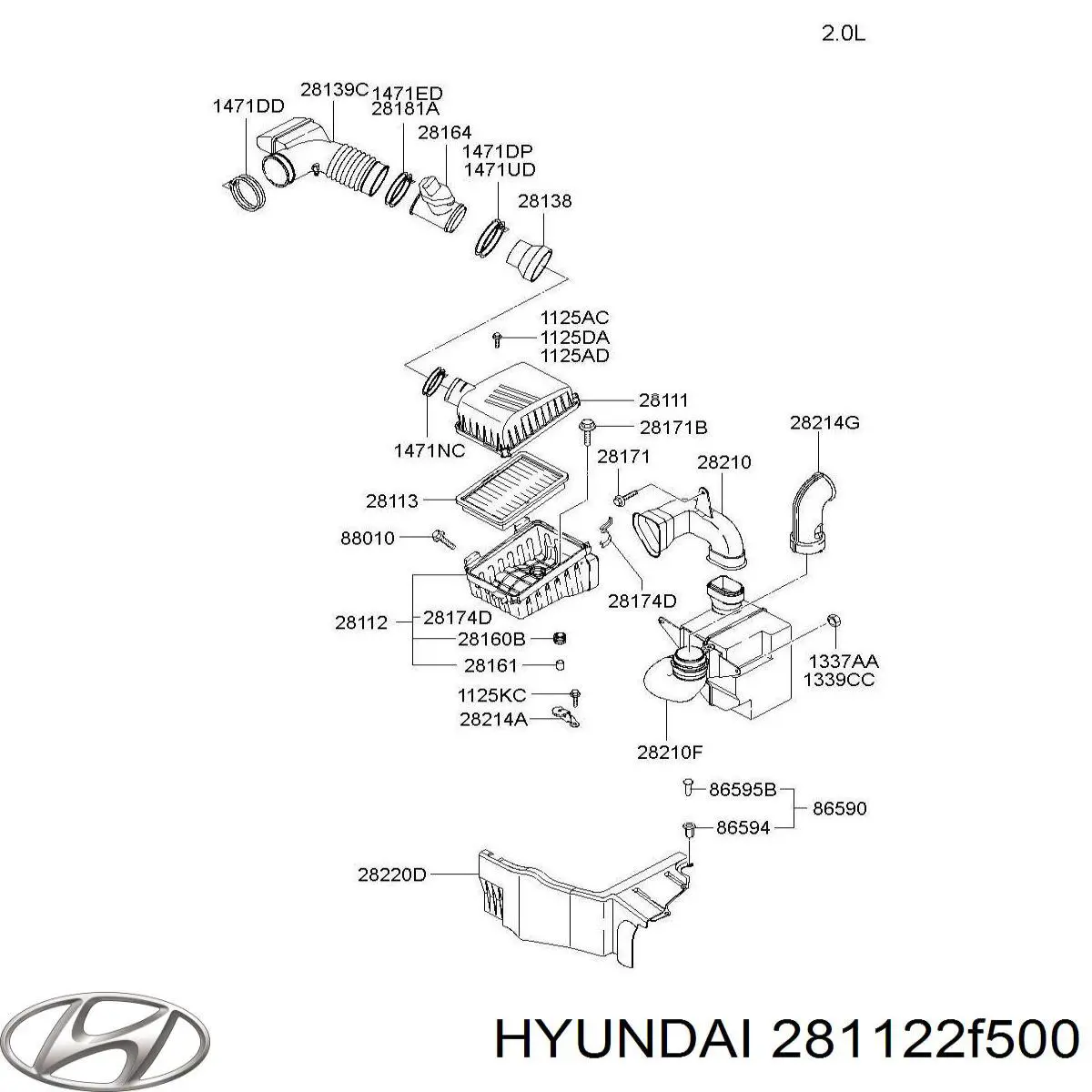  281122F500 Hyundai/Kia