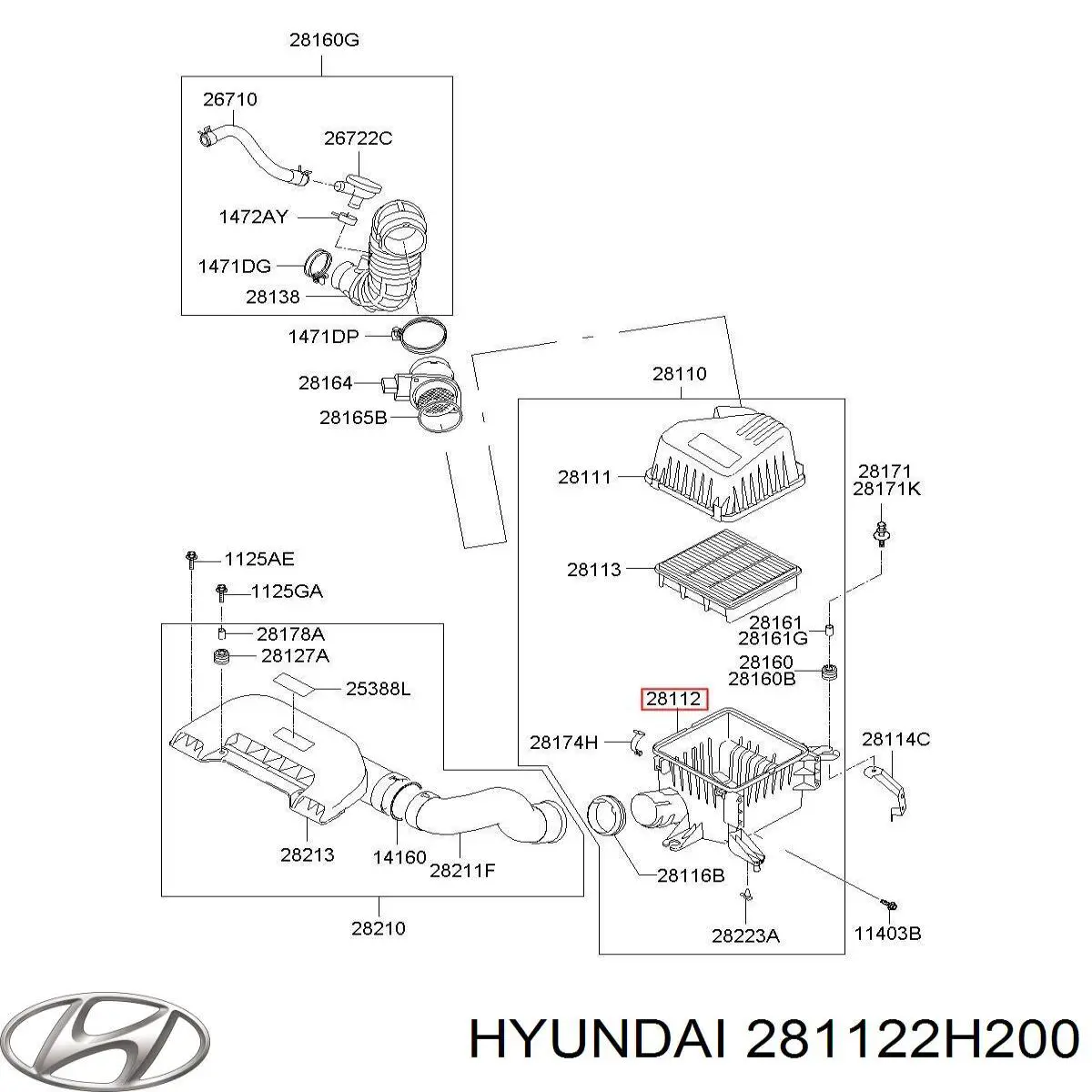  281122H200 Hyundai/Kia