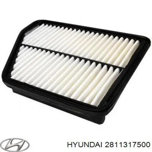 2811317500 Hyundai/Kia filtro de ar