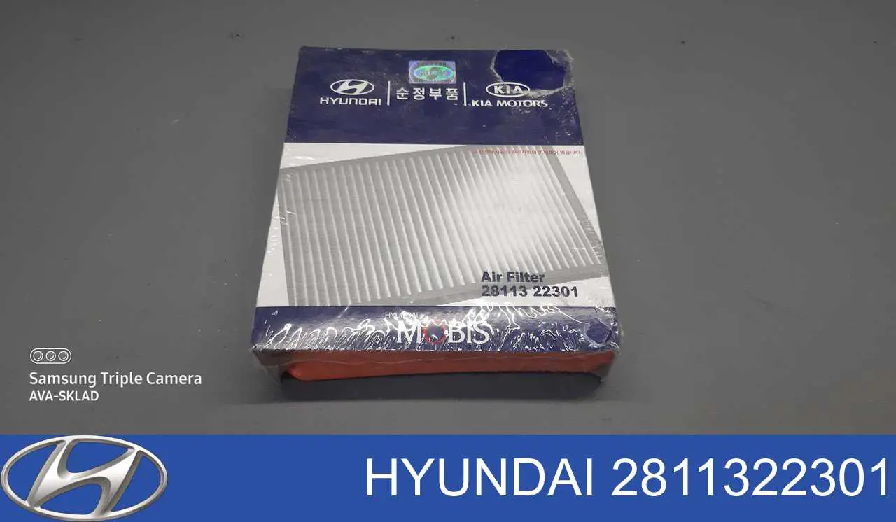 2811322301 Hyundai/Kia filtro de ar