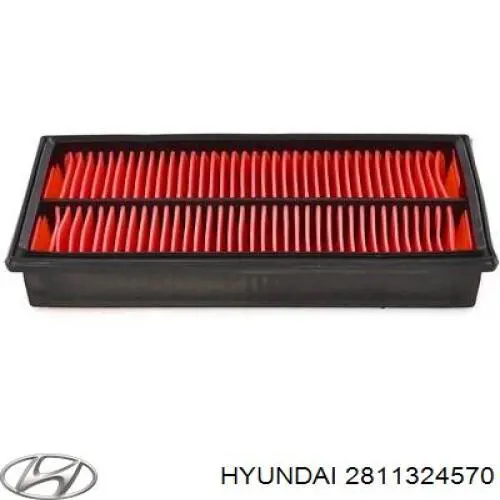 Купить 2811324570 Hyundai/Kia Автомобильный фильтр воздуха