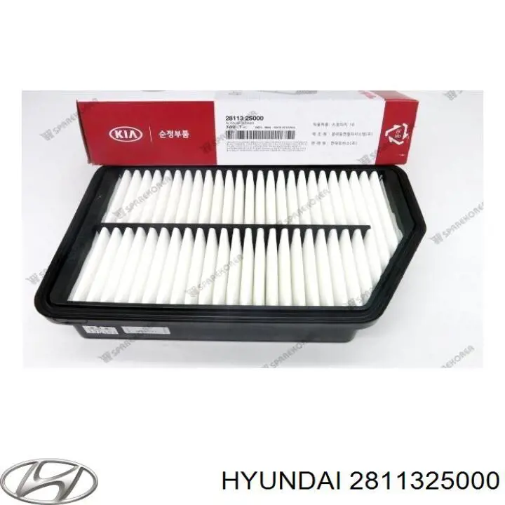 2811325000 Hyundai/Kia Воздушный фильтр двигателя