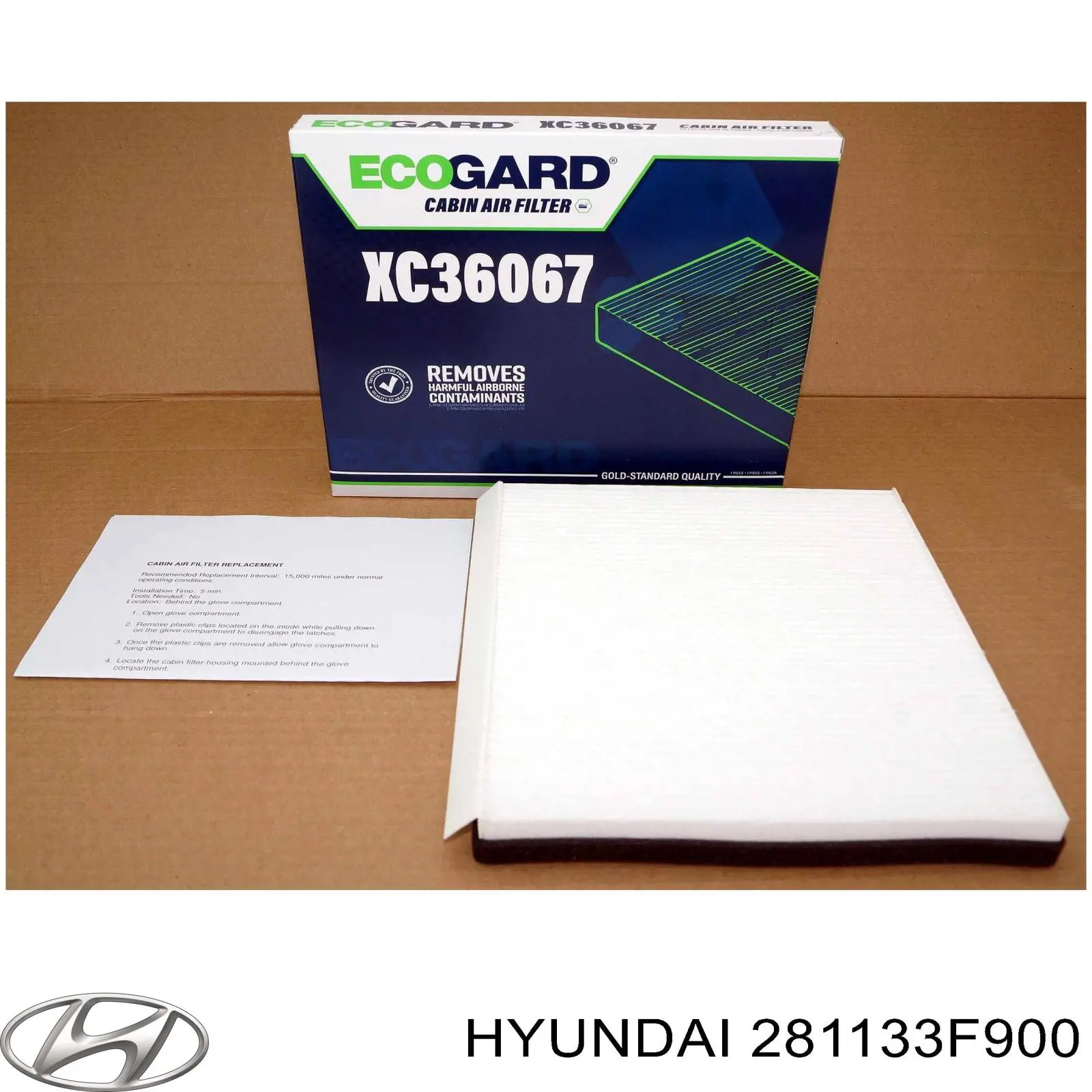 Элемент воздушного фильтра Hyundai/Kia 281133F900 цена, от 9.93 USD
