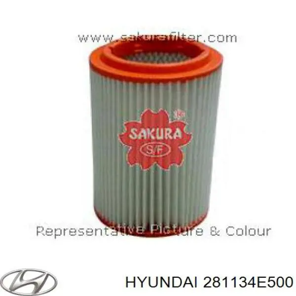 Воздушный фильтр 281134E500 Hyundai/Kia