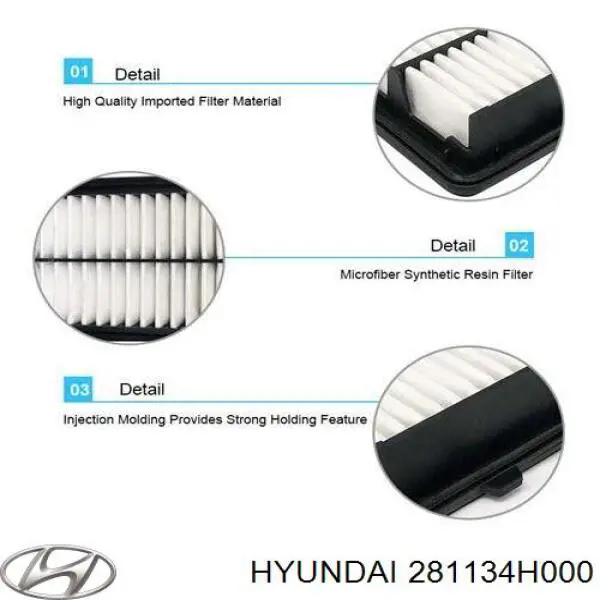 281134H000 Hyundai/Kia Воздушный фильтр двигателя