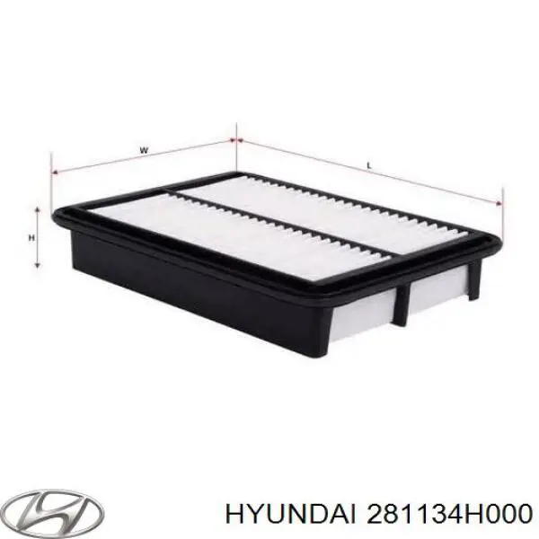 Элемент воздушного фильтра Hyundai/Kia 281134H000 цена, от 10.67 USD