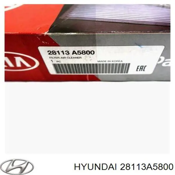 Фільтр повітряний 28113A5800 Hyundai/Kia