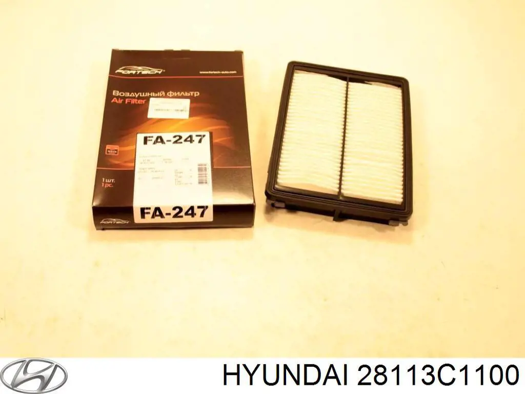 Элемент воздушного фильтра Hyundai/Kia 28113C1100 цена, от 14.11 USD