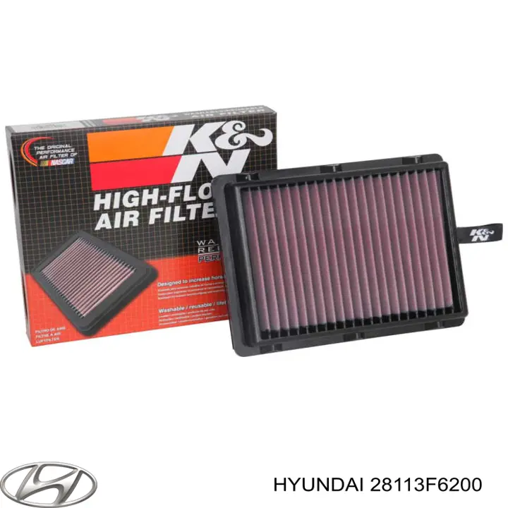 Элемент воздушного фильтра Hyundai/Kia 28113F6200 цена, от 15.86 USD