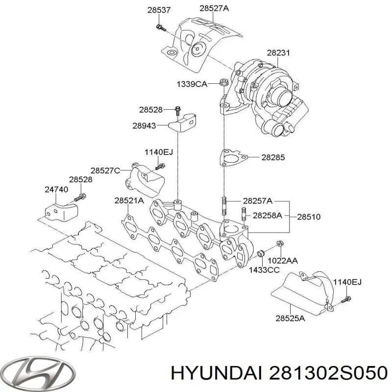  Hyundai/Kia 281302S050 цена, от 19.05 USD