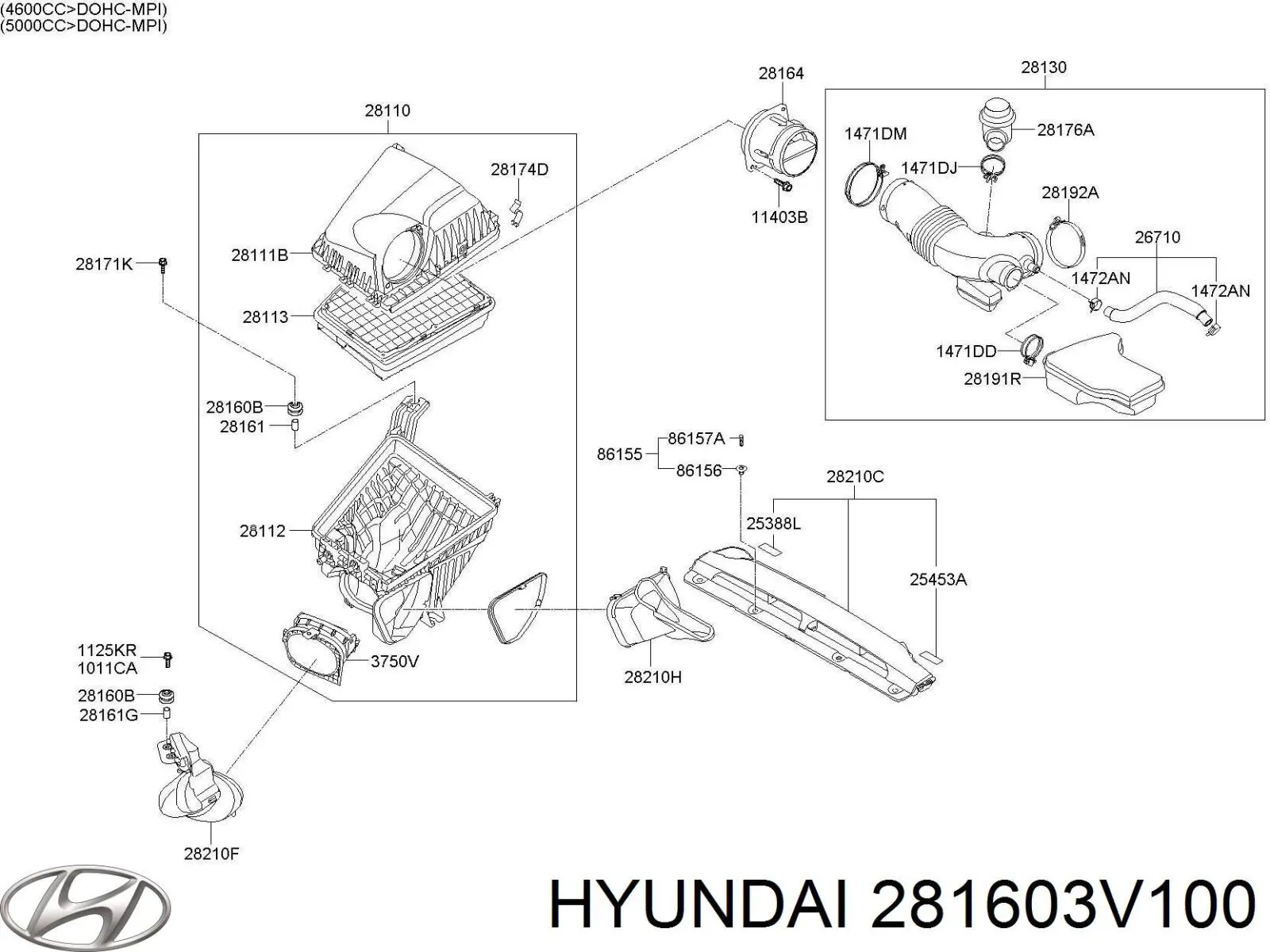 281603V100 Hyundai/Kia 