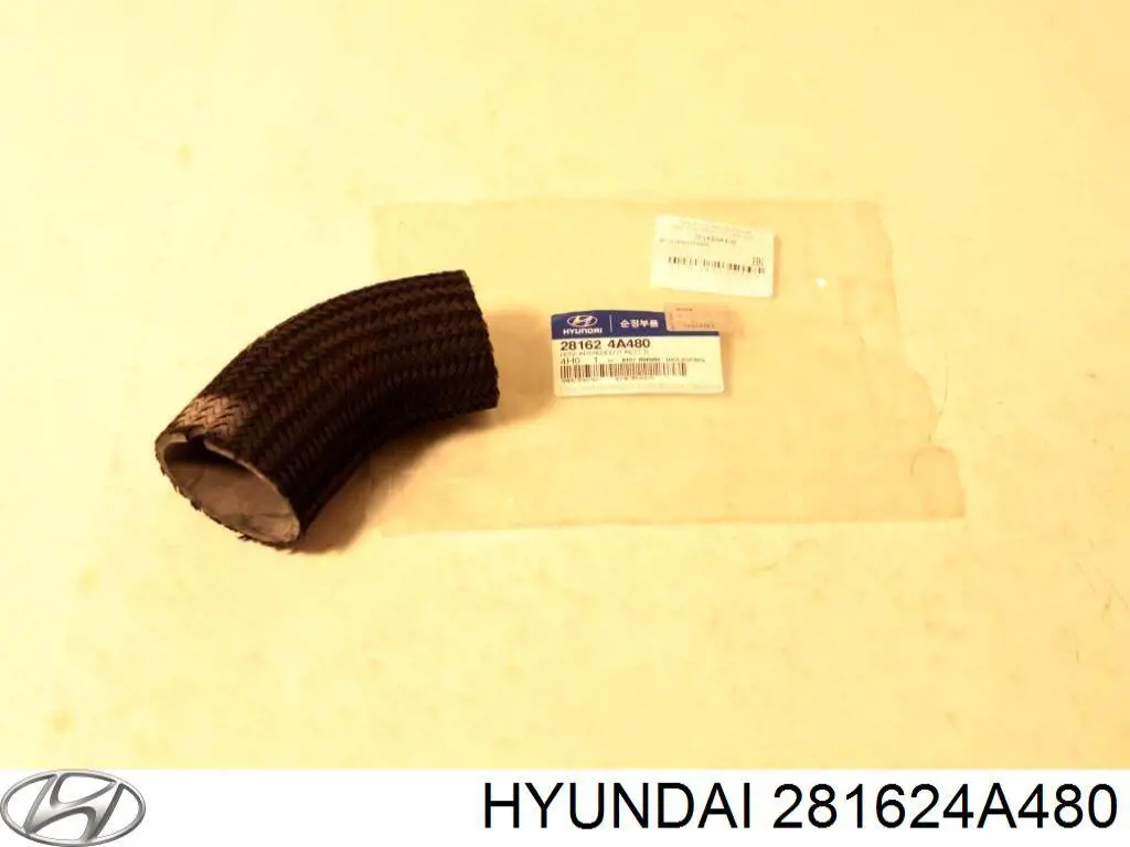 Патрубок воздушный, вход в турбину (наддув) Hyundai/Kia 281624A480
