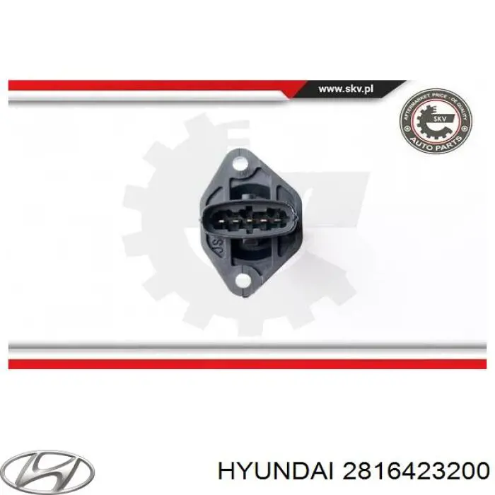 Датчик массового расхода воздуха Hyundai/Kia 2816423200 цена, от 59.88 USD