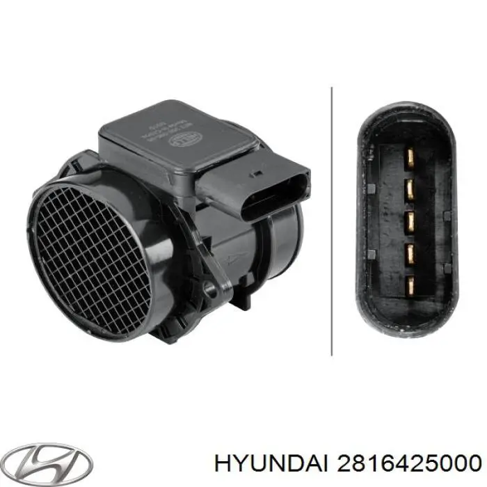 Расходомер воздуха Hyundai/Kia 2816425000