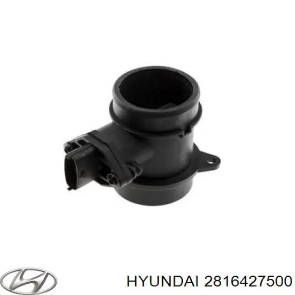 2816427500 Hyundai/Kia sensor de fluxo (consumo de ar, medidor de consumo M.A.F. - (Mass Airflow))