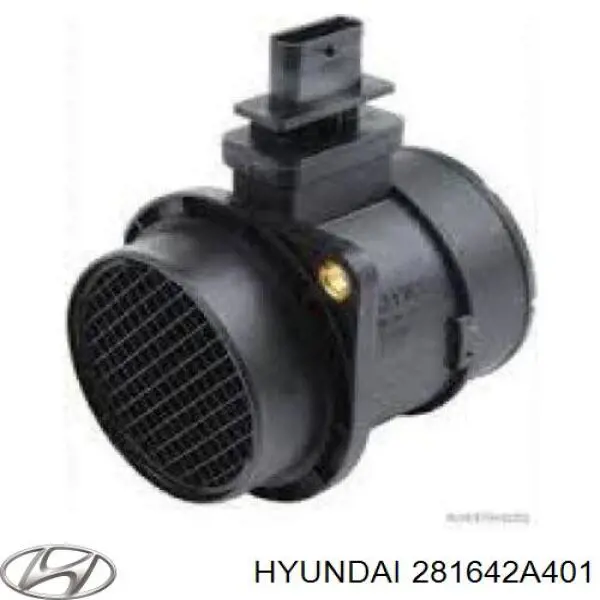 281642A401 Hyundai/Kia sensor de fluxo (consumo de ar, medidor de consumo M.A.F. - (Mass Airflow))