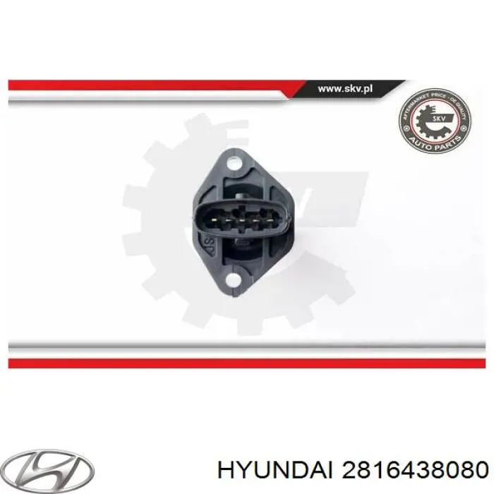 Расходомер воздуха Hyundai/Kia 2816438080