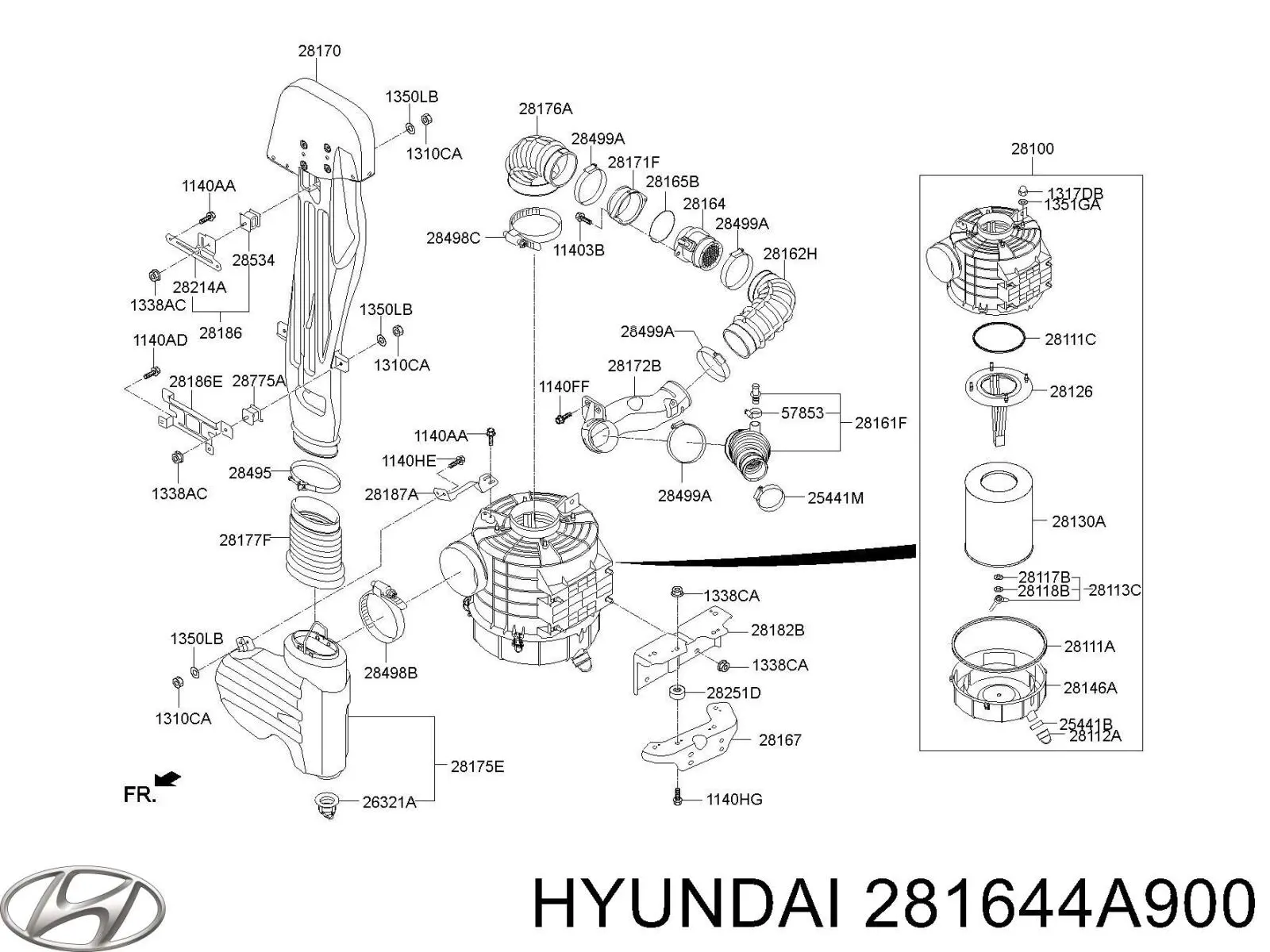 ДМРВ 281644A900 Hyundai/Kia