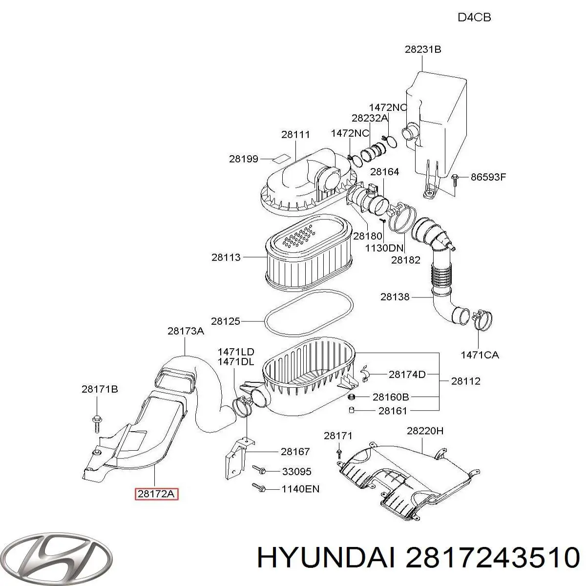 Купить 2817243510 Hyundai/Kia 