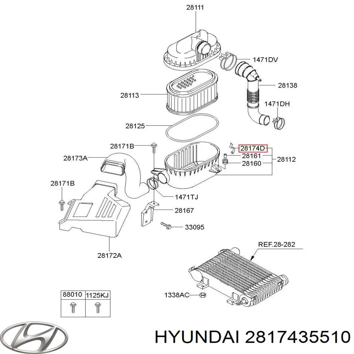 Купить 2817435510 Hyundai/Kia 