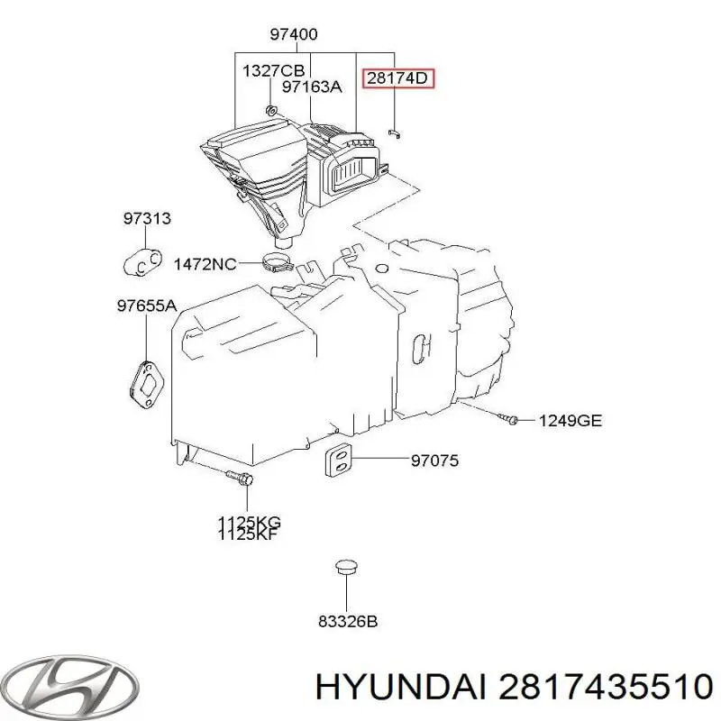  Hyundai/Kia 2817435510 цена, от 3.49 USD
