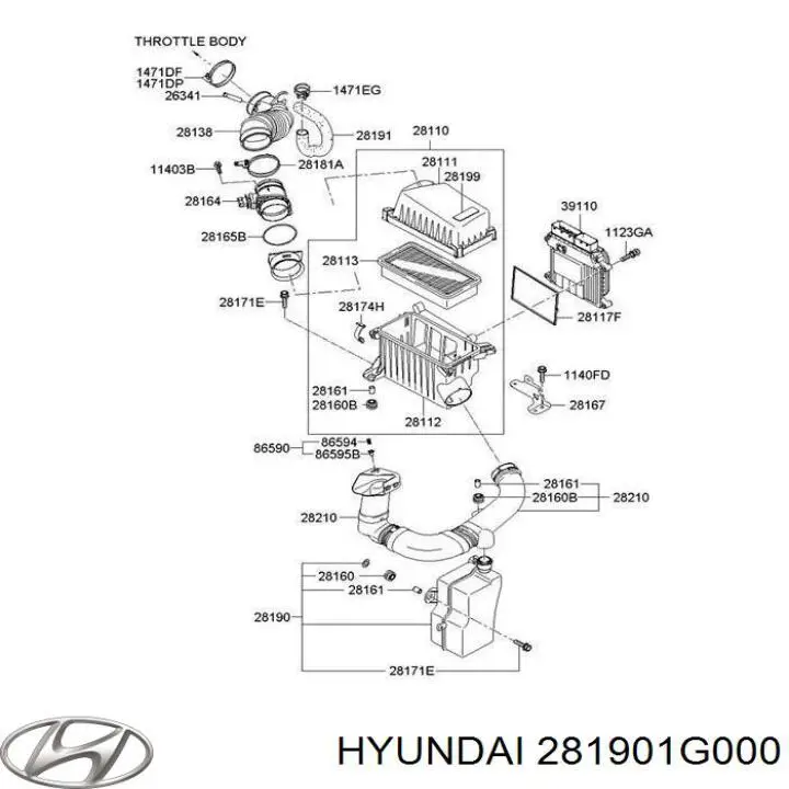 281901G000 Hyundai/Kia