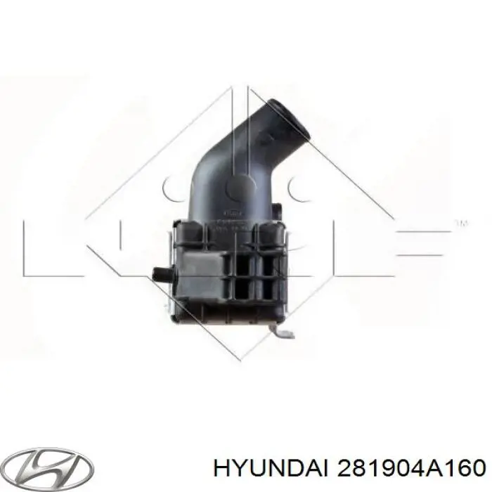 Радиатор интеркуллера Hyundai/Kia 281904A160