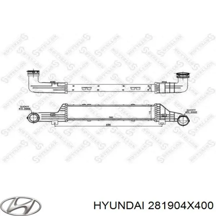 Купить NIS96660 Nissens Интеркулер
