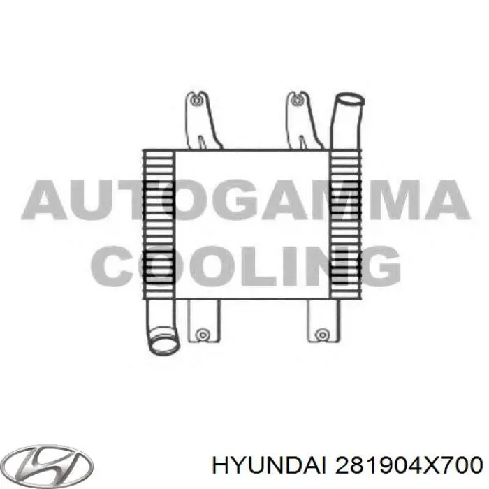 Купить 281904X700 Hyundai/Kia Интеркулер