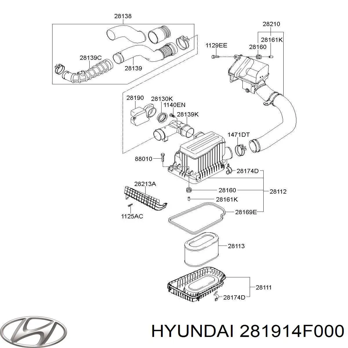  281914F000 Hyundai/Kia