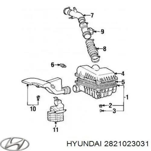  2821023031 Hyundai/Kia