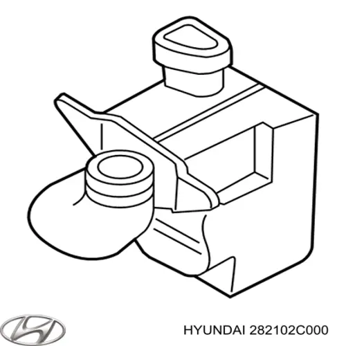 Резонатор воздушного фильтра на Hyundai Coupe GK