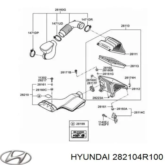  282104R100 Hyundai/Kia