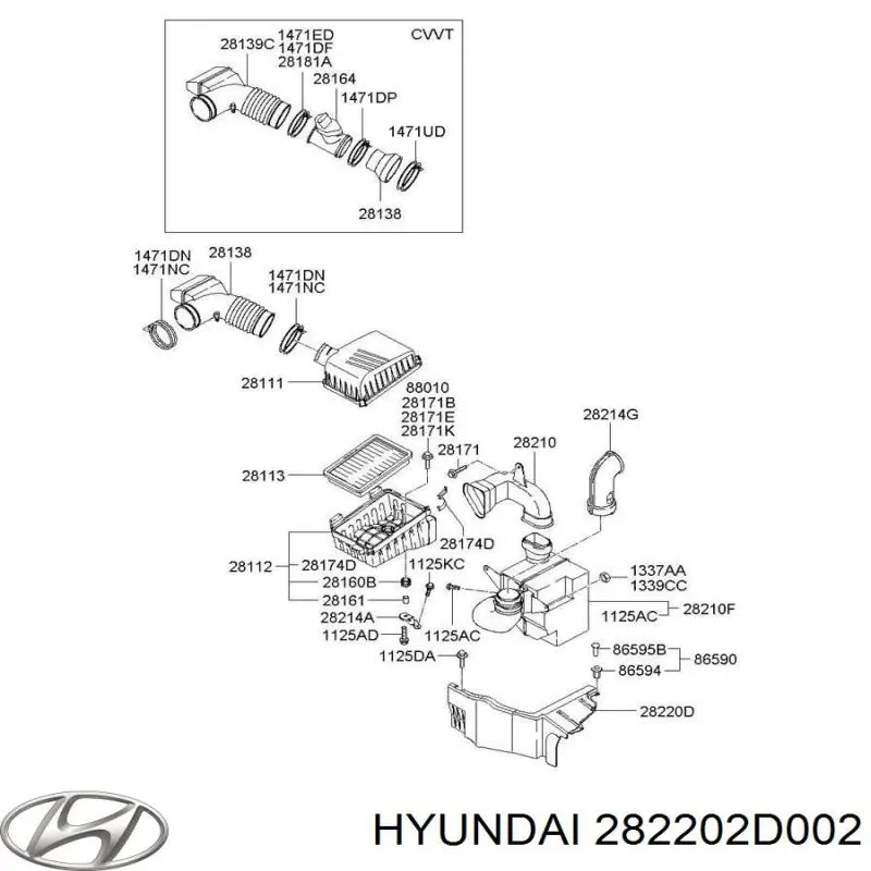  282202D002 Hyundai/Kia