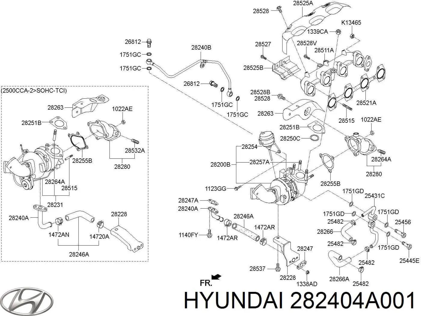 282404A000 Hyundai/Kia 