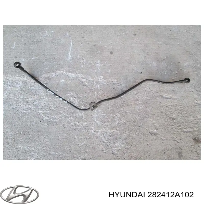 Купить 282412A102 Hyundai/Kia Трубка (шланг) подачи масла к турбине