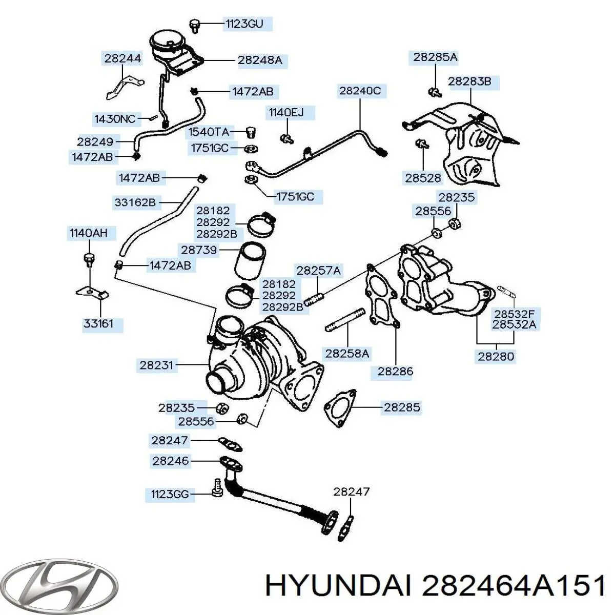 282464A151 Hyundai/Kia 