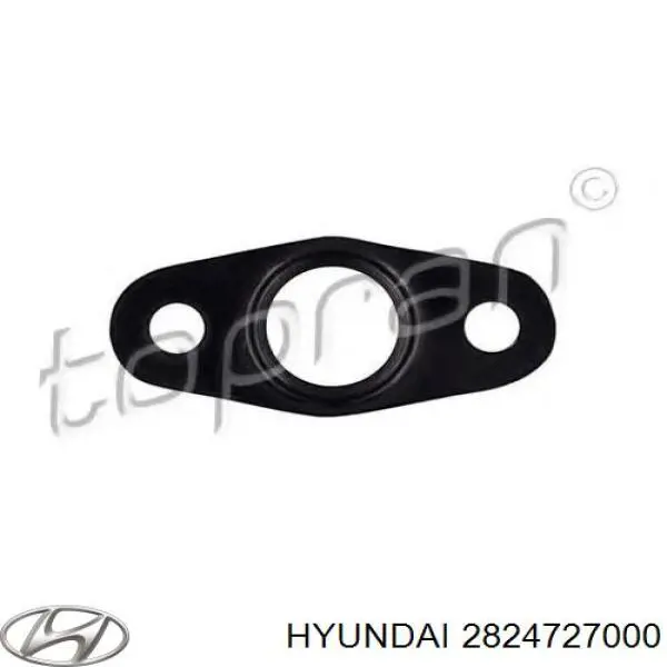 2824727000 Hyundai/Kia прокладка шланга отвода масла от турбины