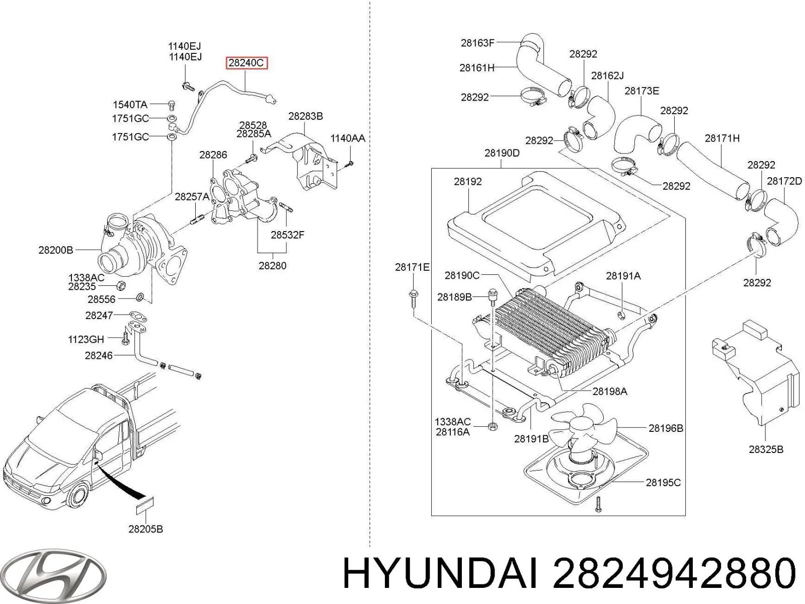 Hyundai/Kia 2824942880 цена, от 5.65 USD