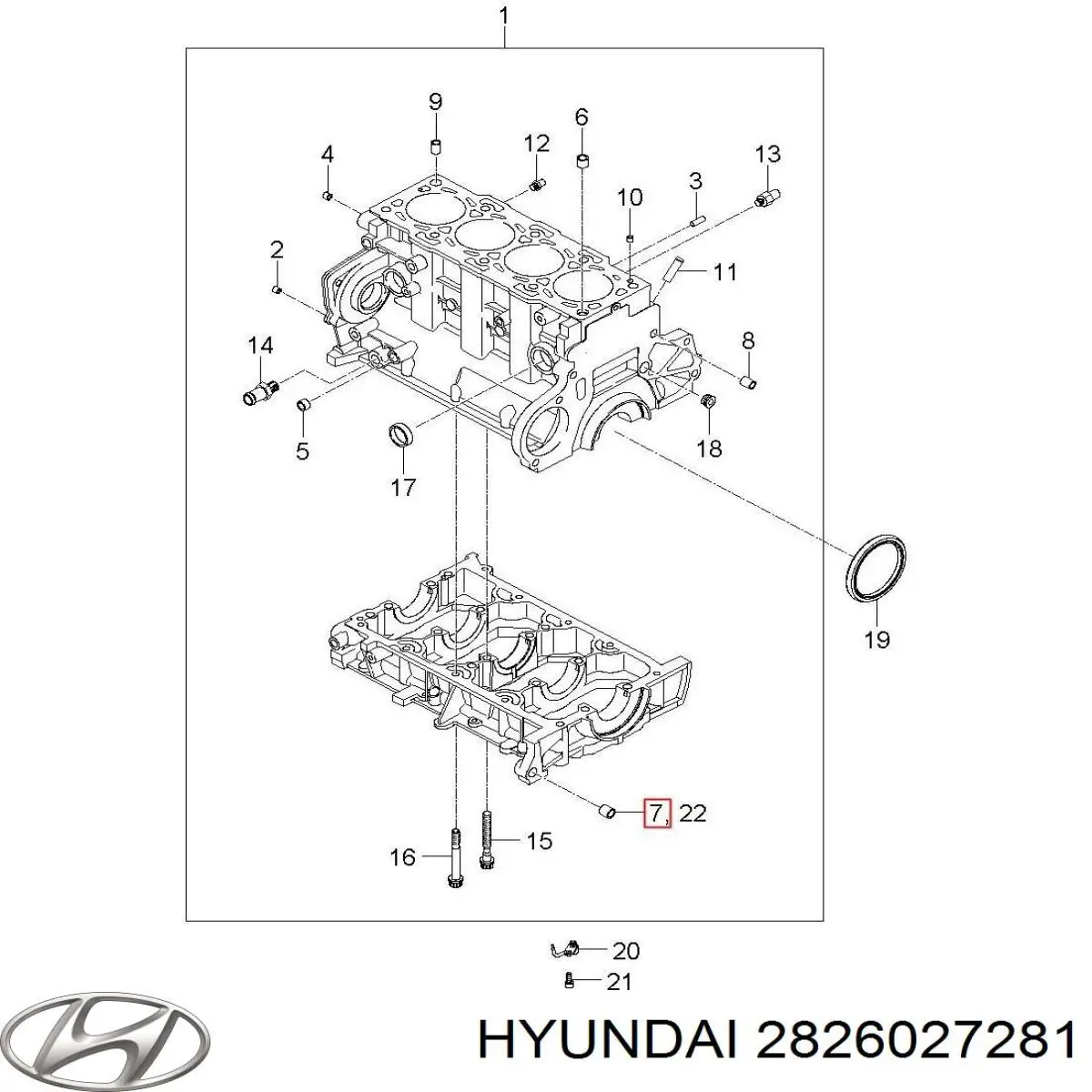Купить 2826027281 Hyundai/Kia 