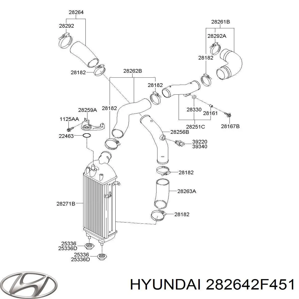  Hyundai/Kia 282642F451 цена, от 35.05 USD