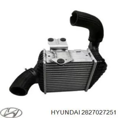 Радиатор интеркуллера Hyundai/Kia 2827027251