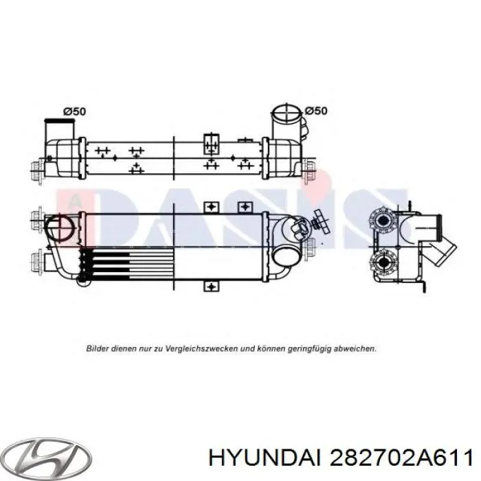 Интеркулер 282702A611 Hyundai/Kia