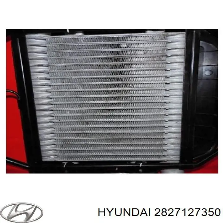 Радиатор интеркуллера Hyundai/Kia 2827127350